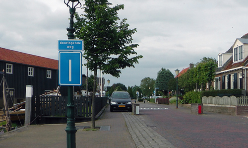 doorlopende weg Vestingval Elburg 2014